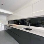 Silver - Black Opera Splashback - CreoGlass E-Shop