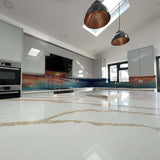 Sunset Beach Printed Glass Kitchen Splashback - CreoGlass E-Shop