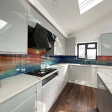 Sunset Beach Printed Glass Kitchen Splashback - CreoGlass E-Shop