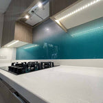 Teal to White- Gradient - Splashback - CreoGlass E-Shop