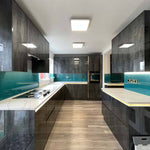 Teal to White- Gradient - Splashback - CreoGlass E-Shop