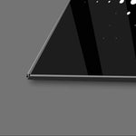 Abstract Halftone Shell Spiral Glass Wall Art - CreoGlass E-Shop