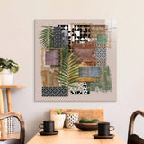 Abstract Prints Collage Glass Wall Art - CreoGlass E-Shop