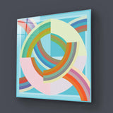 Abstract Quadrant Glass Wall Art - CreoGlass E-Shop