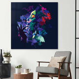 Afro American Singer Glass Wall Art - CreoGlass E-Shop