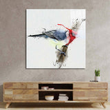 Cardinal Bird Glass Wall Art - CreoGlass E-Shop