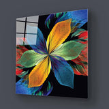 Colourful Petals Glass Wall Art - CreoGlass E-Shop