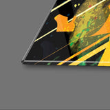 Graffiti Coloured Lips Glass Wall Art - CreoGlass E-Shop