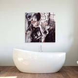Jazz Band with Dancers Glass Wall Art - CreoGlass E-Shop