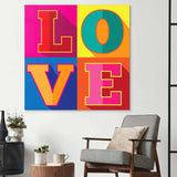 L-O-V-E Glass Wall Art - CreoGlass E-Shop