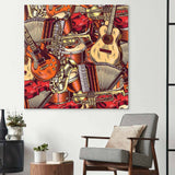 Musical Fill Glass Wall Art - CreoGlass E-Shop