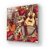 Musical Fill Glass Wall Art - CreoGlass E-Shop
