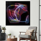 Neon Thread Glass Wall Art - CreoGlass E-Shop
