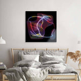 Neon Thread Glass Wall Art - CreoGlass E-Shop