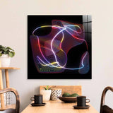 Neon Thread Glass Wall Art - CreoGlass E-Shop