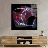 Neon Thread Glass Wall Art - CreoGlass E-Shop