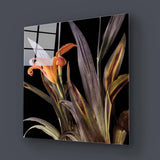 Orange Lily Glass Wall Art - CreoGlass E-Shop
