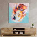 Puppy Dog Eyes Glass Wall Art - CreoGlass E-Shop