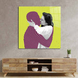 Retro Ideal Man Glass Wall Art - CreoGlass E-Shop