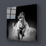 Running Horses Glass Wall Art - CreoGlass E-Shop