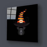 Spooky Pug Glass Wall Art - CreoGlass E-Shop
