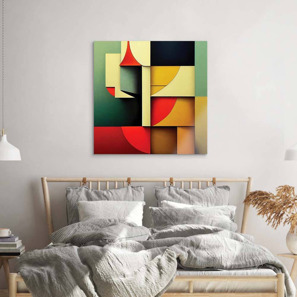 Stacking Cubist Glass Wall Art - CreoGlass E-Shop