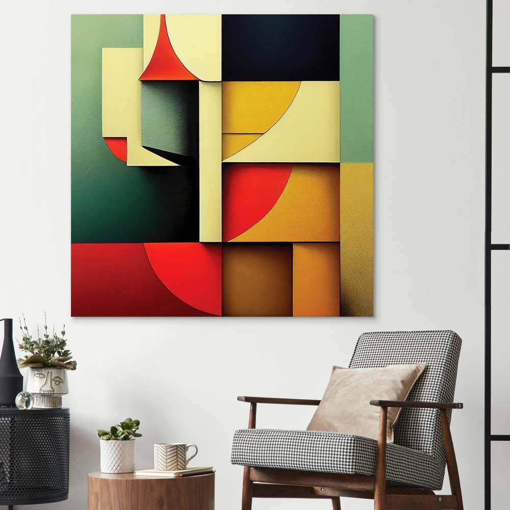 Stacking Cubist Glass Wall Art - CreoGlass E-Shop