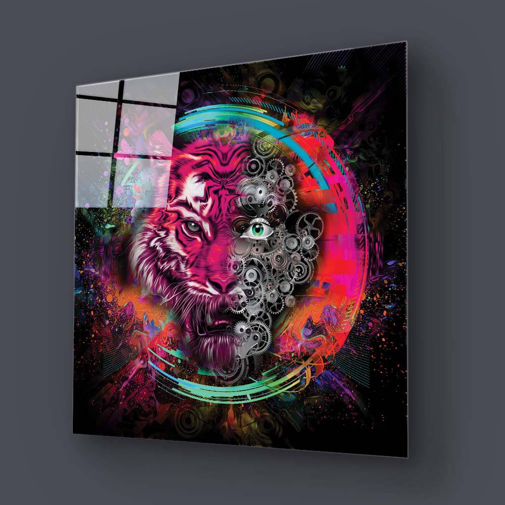 Tigerman Glass Wall Art - CreoGlass E-Shop