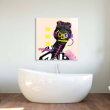 Vandalised Greek Statue 3 Glass Wall Art - CreoGlass E-Shop