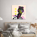 Vandalised Greek Statue 3 Glass Wall Art - CreoGlass E-Shop