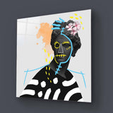 Vandalised Greek Statue 4 Glass Wall Art - CreoGlass E-Shop