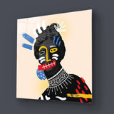 Vandalised Greek Statue Glass Wall Art - CreoGlass E-Shop