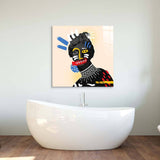 Vandalised Greek Statue Glass Wall Art - CreoGlass E-Shop