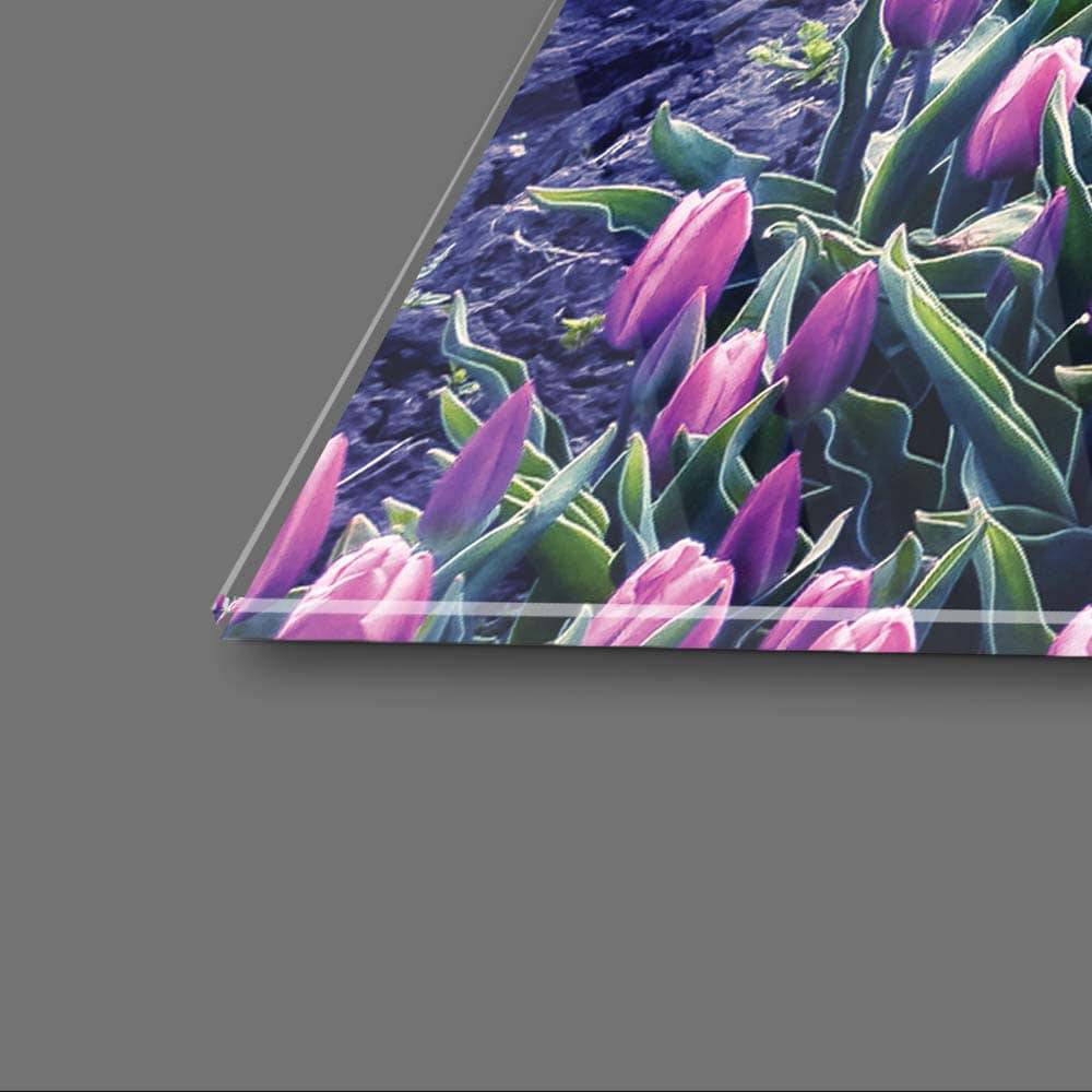Windmill and Tulips Glass Wall Art - CreoGlass E-Shop
