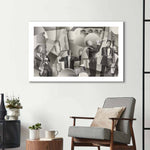 Abstract French Jazz Band Glass Wall Art - CreoGlass E-Shop
