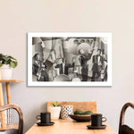 Abstract French Jazz Band Glass Wall Art - CreoGlass E-Shop