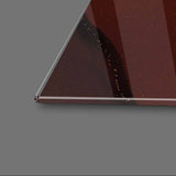 Abstract Red Alcohol Ink Marble Glass Wall Art - CreoGlass E-Shop