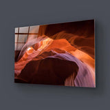 Antelope Canyon, Arizona 2 Glass Wall Art - CreoGlass E-Shop