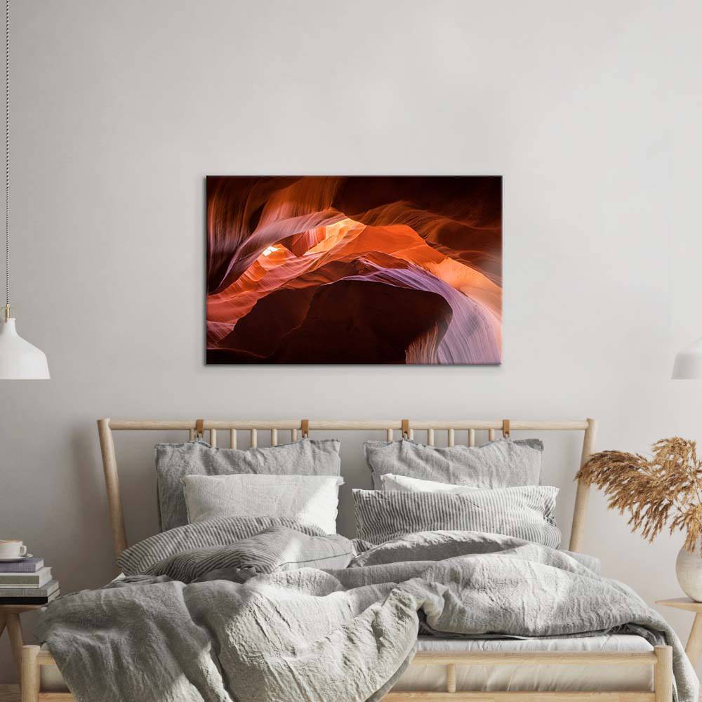 Antelope Canyon, Arizona 2 Glass Wall Art - CreoGlass E-Shop