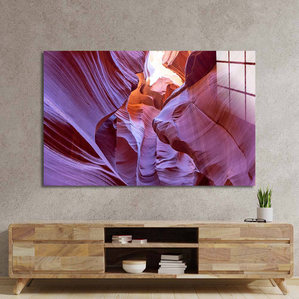 Antelope Canyon, Arizona 3 Glass Wall Art - CreoGlass E-Shop