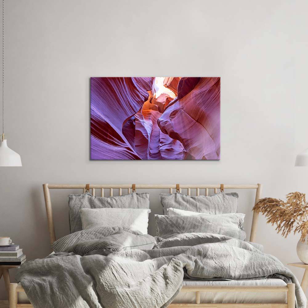 Antelope Canyon, Arizona 3 Glass Wall Art - CreoGlass E-Shop