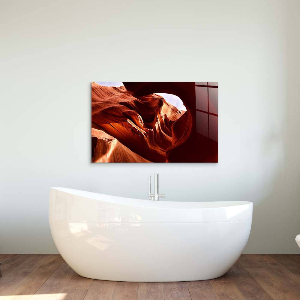 Antelope Canyon, Arizona Glass Wall Art - CreoGlass E-Shop