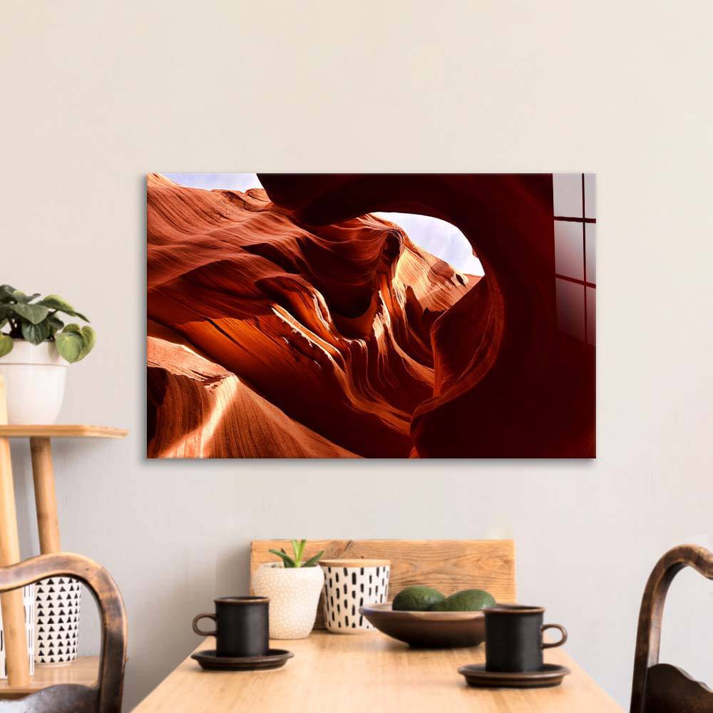 Antelope Canyon, Arizona Glass Wall Art - CreoGlass E-Shop