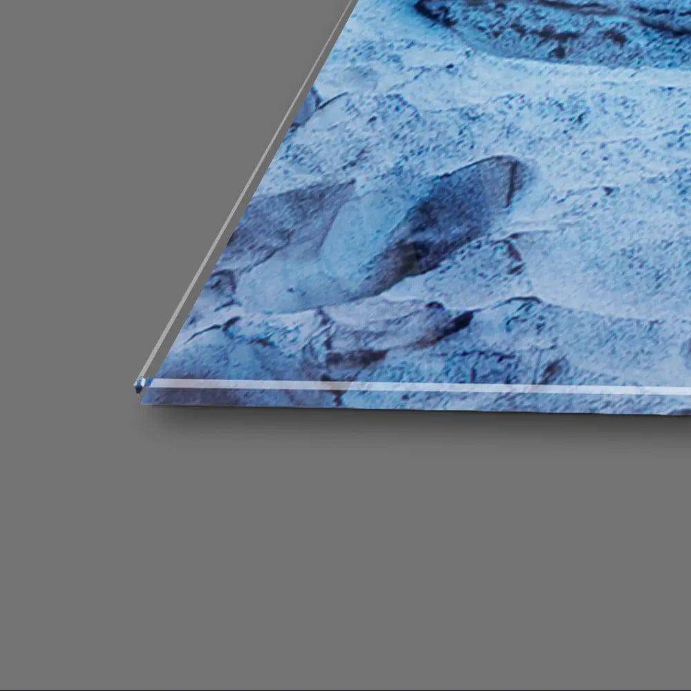 Aurora Borealis Northern Lights Landscape Glass Wall Art - CreoGlass E-Shop