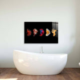 Betta Fish Tail Glass Wall Art - CreoGlass E-Shop