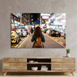 Blinding City Lights Glass Wall Art - CreoGlass E-Shop