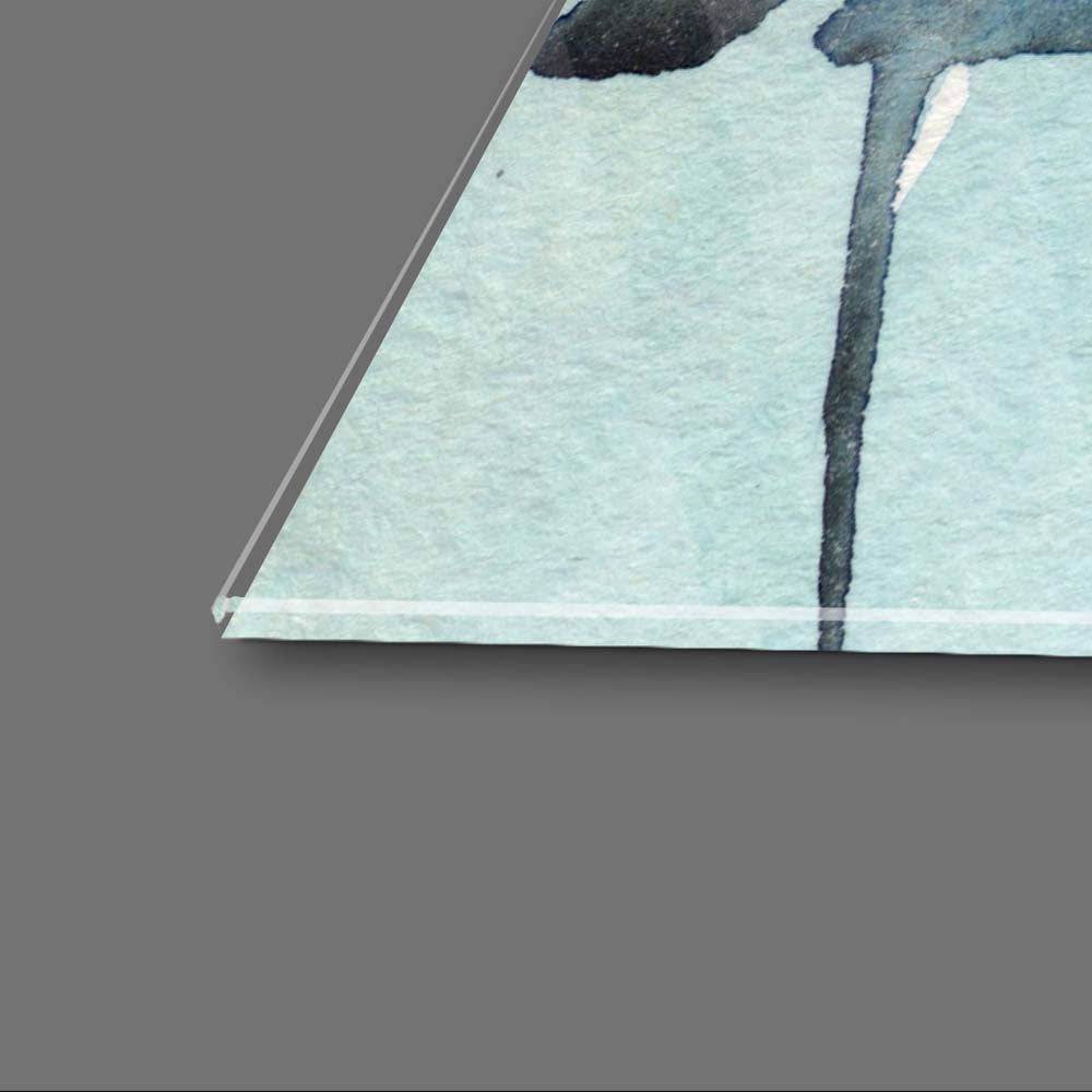 Cat under Water Glass Wall Art - CreoGlass E-Shop
