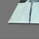 Cat under Water Glass Wall Art - CreoGlass E-Shop
