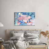 Cat under Water Glass Wall Art - CreoGlass E-Shop