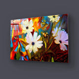 Chamomile Glass Wall Art - CreoGlass E-Shop